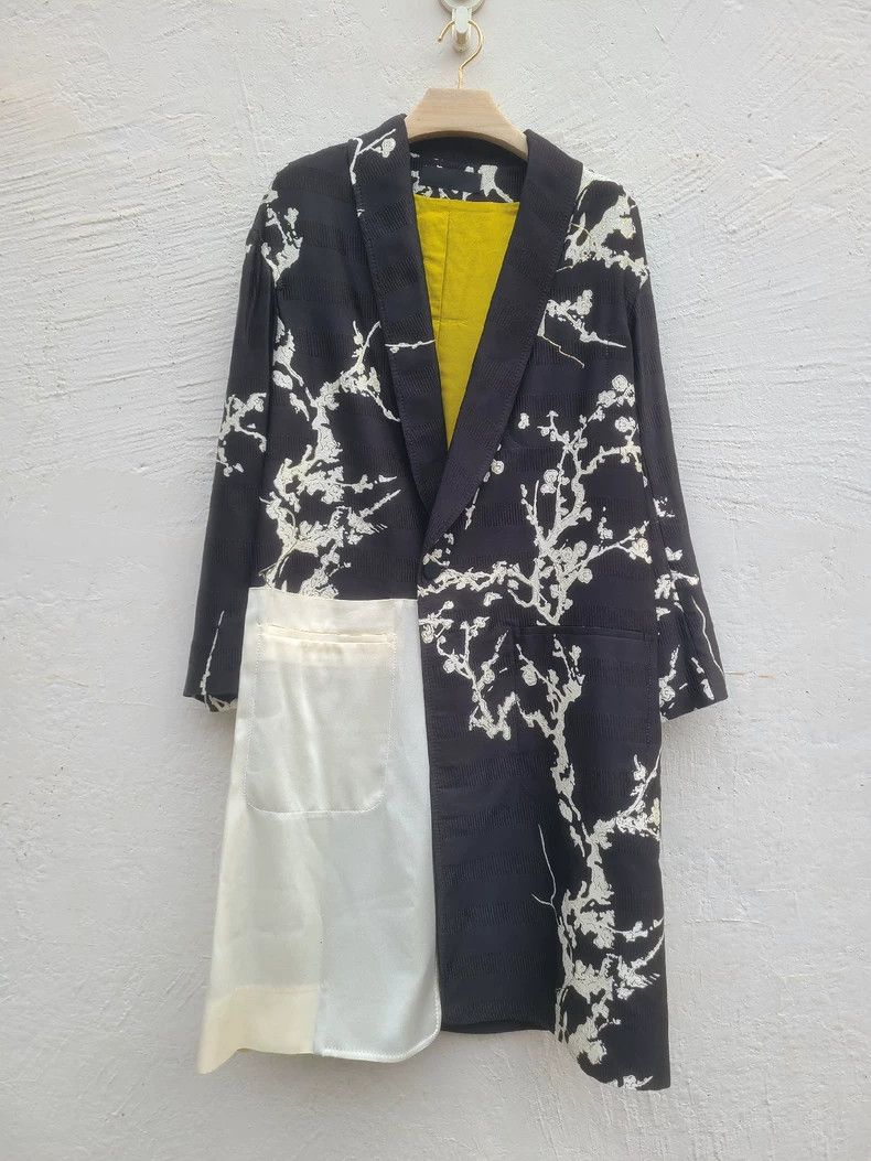 Haider Ackermann Haider Ackermann Silk Embroidered Coat Size XL / US 12-14 / IT 48-50 - 3 Thumbnail