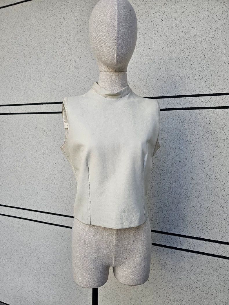 Ann Demeulemeester Ann Demeulemeester Women's Leather Vest Size M / US 6-8 / IT 42-44 - 3 Thumbnail