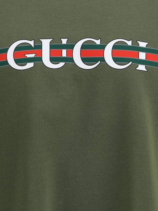 Gucci GUCCI Men T-Shirts 798115XJHDG 3450 GREEN Size US XS / EU 42 / 0 - 3 Thumbnail