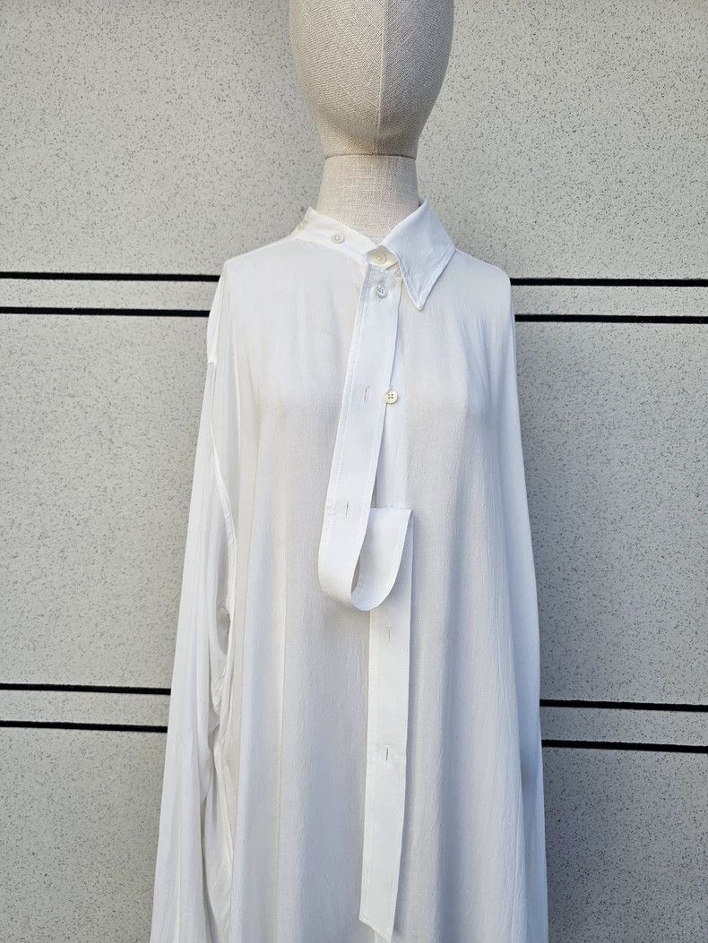 Ann Demeulemeester Ann Demeulemeester Silk Oversized Shirt Size M / US 6-8 / IT 42-44 - 4 Thumbnail