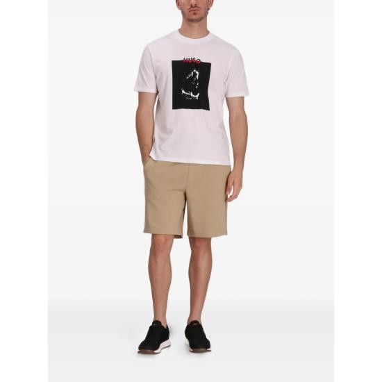 Hugo Boss HUGO BOSS Men T-Shirts 50542734 100 WHITE Size US S / EU 44-46 / 1 - 3 Thumbnail
