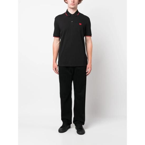 Hugo Boss HUGO BOSS Men Polo Shirts 50490775 001 BLACK Size US XL / EU 56 / 4 - 5 Thumbnail