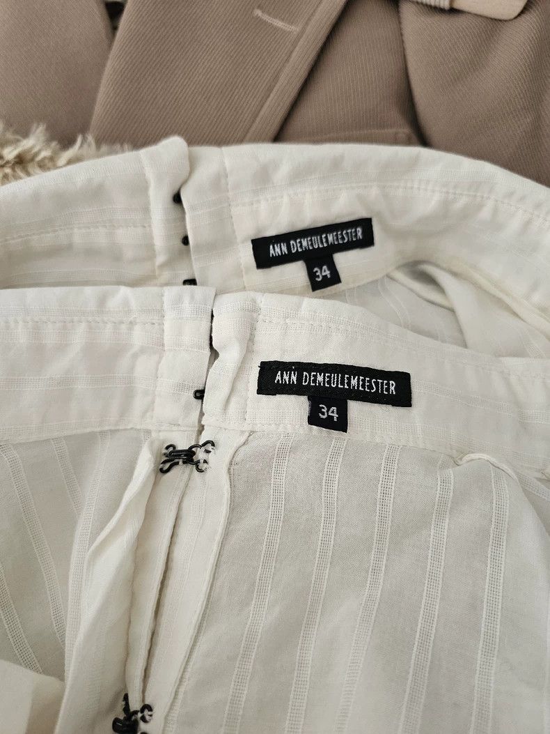 Ann Demeulemeester Asymmetrical Women's Shirt Jacket Design Size M / US 6-8 / IT 42-44 - 6 Thumbnail