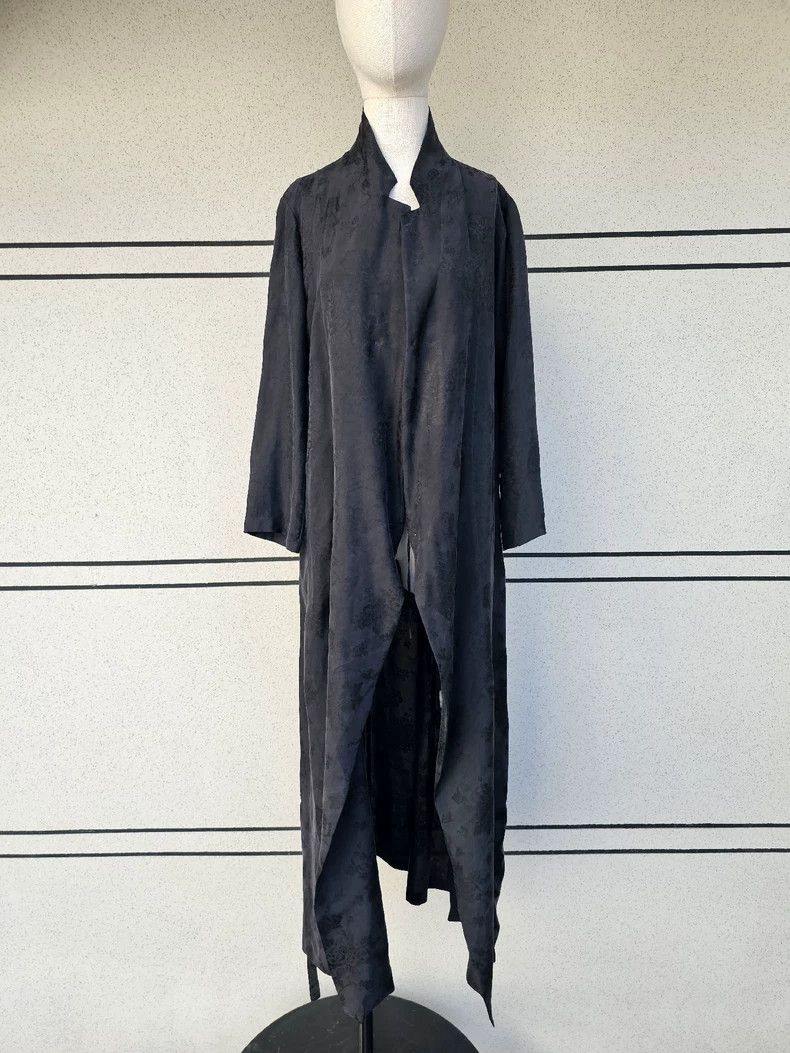 Ann Demeulemeester Ann Demeulemeester Silk Open Cardigan Coat Size S / US 4 / IT 40 - 4 Thumbnail