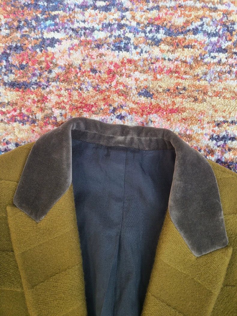 Haider Ackermann Haider Ackermann Velvet Wool Blend Coat Size M / US 6-8 / IT 42-44 - 7 Thumbnail