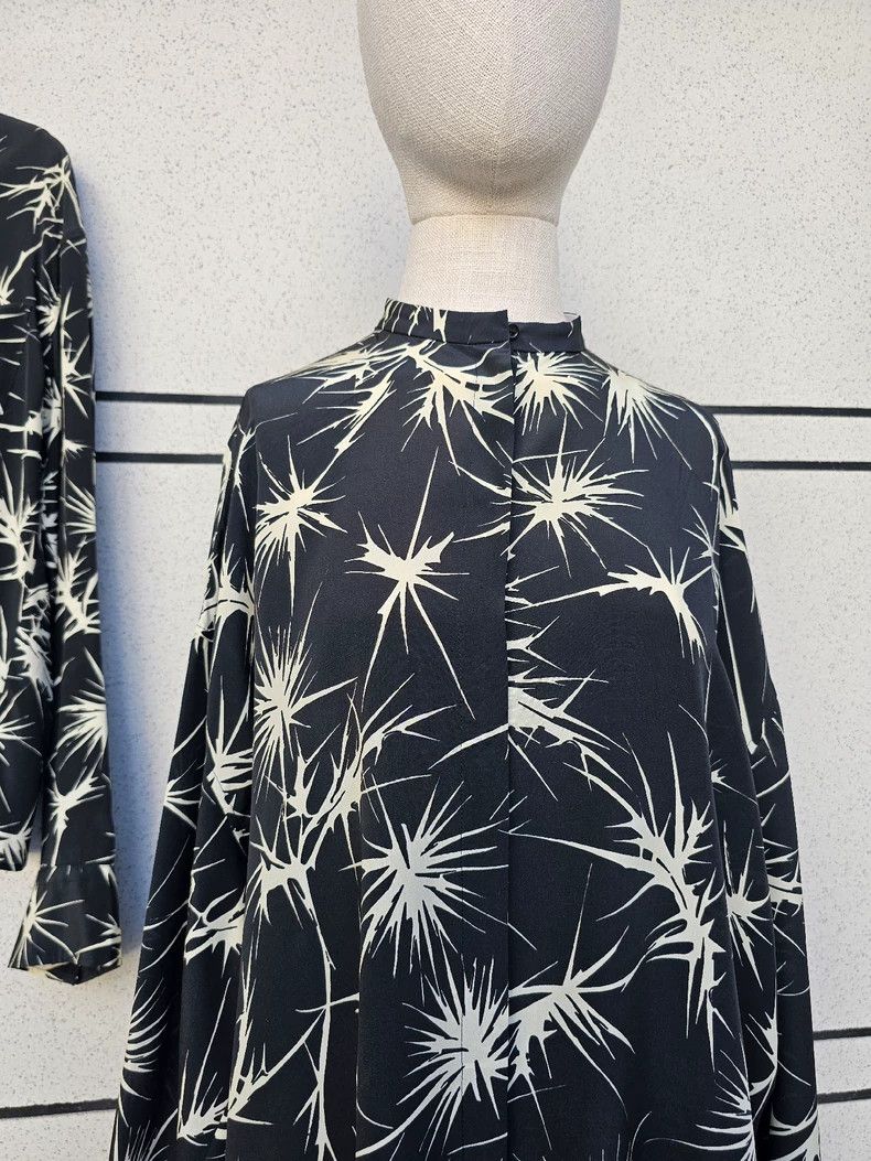 Haider Ackermann Silk Blouse with Court Collar Design Size L / US 10 / IT 46 - 5 Thumbnail