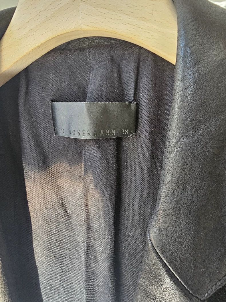 Haider Ackermann Haider Ackermann Leather Jacket for Fall Winter Size M / US 6-8 / IT 42-44 - 6 Thumbnail