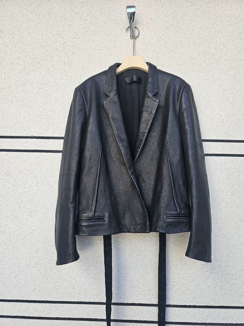 Haider Ackermann Haider Ackermann Leather Jacket for Fall Winter Size M / US 6-8 / IT 42-44 - 3 Thumbnail
