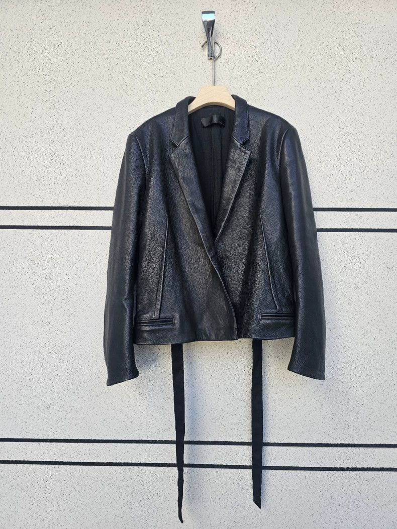 Haider Ackermann Haider Ackermann Leather Jacket for Fall Winter Size M / US 6-8 / IT 42-44 - 2 Thumbnail