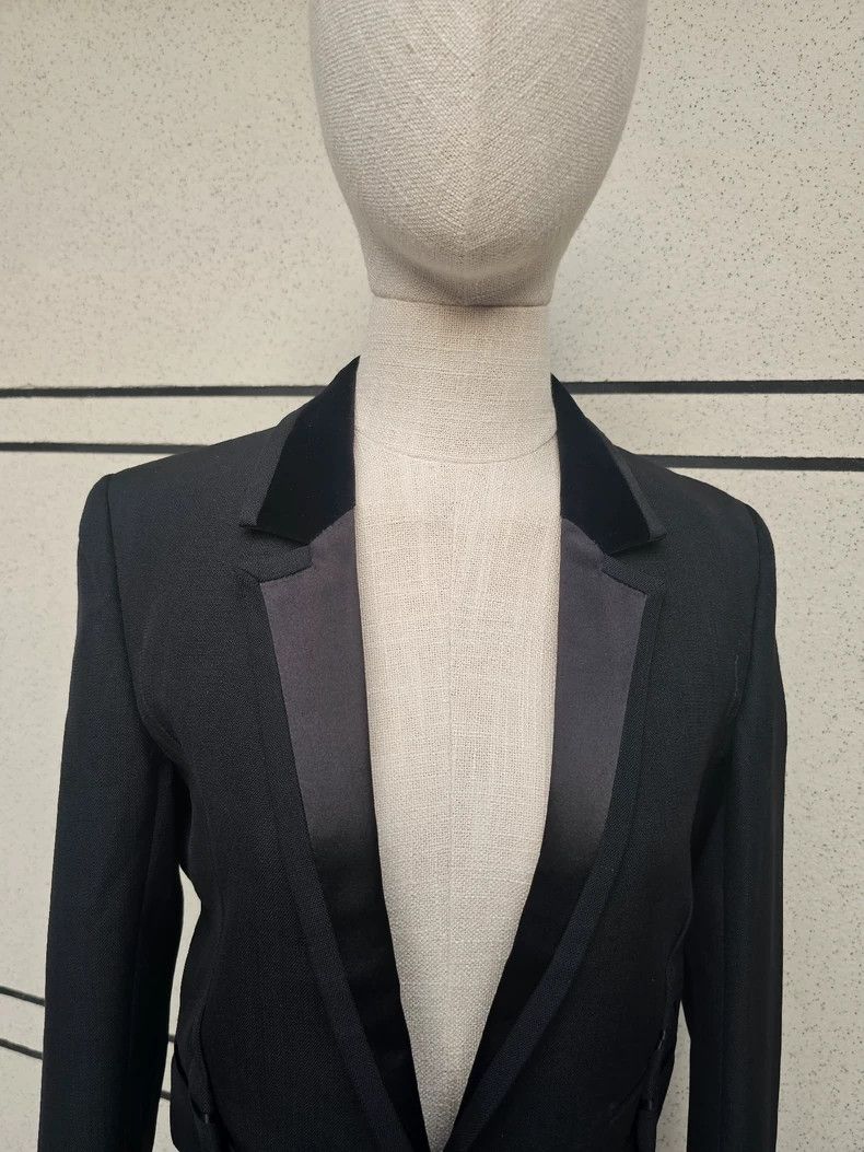 Haider Ackermann Haider Ackermann Women's Cropped Jacket Size M / US 6-8 / IT 42-44 - 6 Thumbnail