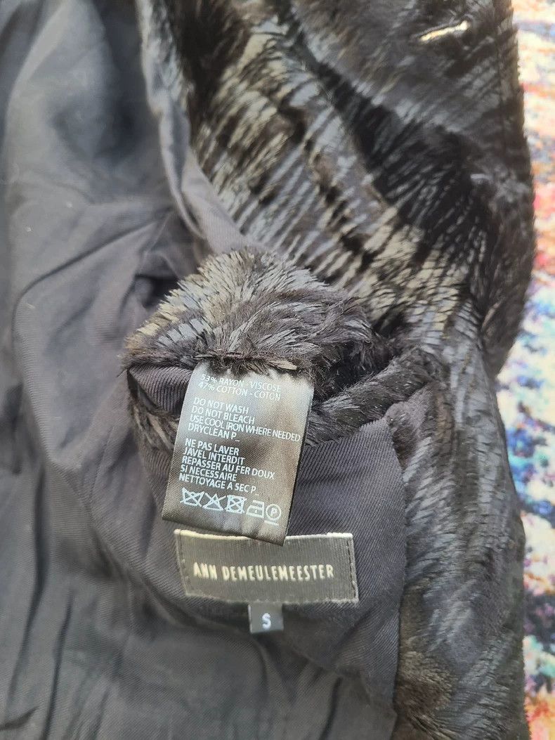 Ann Demeulemeester Ann Demeulemeester Women's Silk Blend Coat Size M / US 6-8 / IT 42-44 - 8 Thumbnail