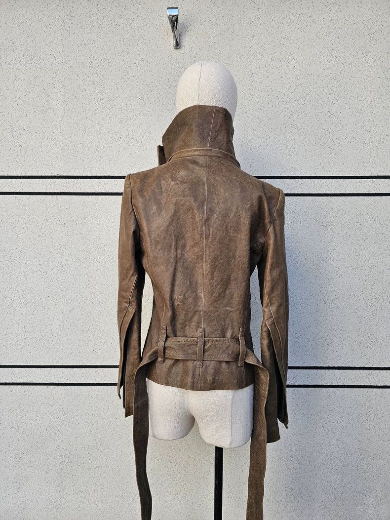 Ann Demeulemeester Ann Demeulemeester Women's Leather Jacket Size M / US 6-8 / IT 42-44 - 4 Thumbnail