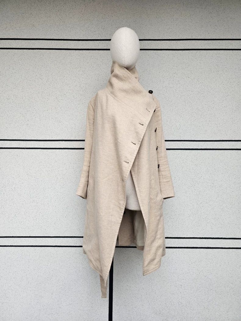 Ann Demeulemeester Ann Demeulemeester Women's Wool Blend Coat Size M / US 6-8 / IT 42-44 - 3 Thumbnail