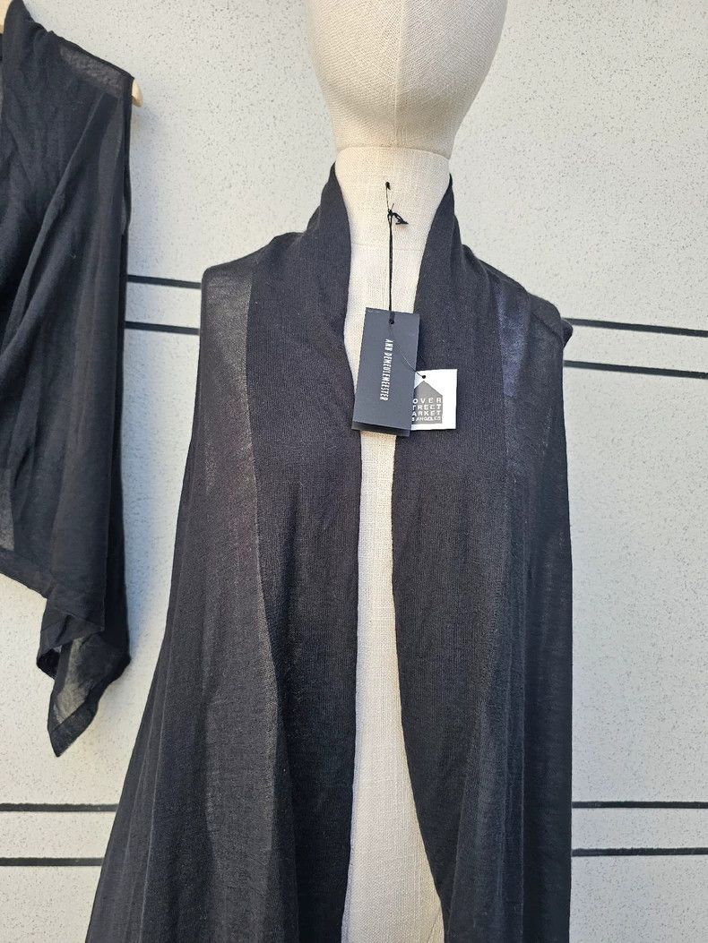 Ann Demeulemeester New Women's Cashmere Silk Blend Vest Size ONE SIZE - 4 Thumbnail