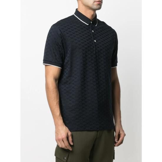Emporio Armani EMPORIO ARMANI Men Polo Shirts 1JHWZ 8N1FP0 0920 BLUE Size US XXL / EU 58 / 5 - 3 Thumbnail
