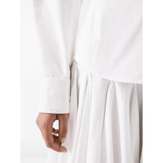Jacquemus JACQUEMUS Women Shirts SHW00539 AW00648 100 WHITE Size XS / US 0-2 / IT 36-38 - 5 Thumbnail