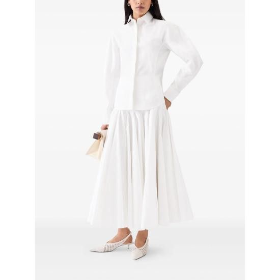 Jacquemus JACQUEMUS Women Shirts SHW00539 AW00648 100 WHITE Size M / US 6-8 / IT 42-44 - 3 Thumbnail