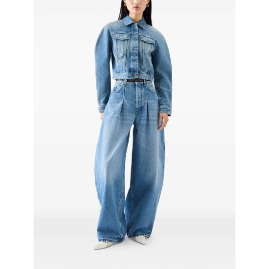 Jacquemus JACQUEMUS Women Denim Jackets JAW00112 AD00038 33C BLUE Size XS / US 0-2 / IT 36-38 - 4 Thumbnail
