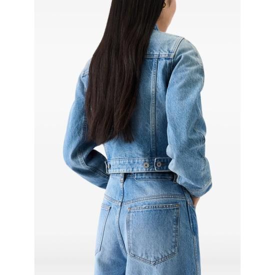 Jacquemus JACQUEMUS Women Denim Jackets JAW00112 AD00038 33C BLUE Size XS / US 0-2 / IT 36-38 - 3 Thumbnail