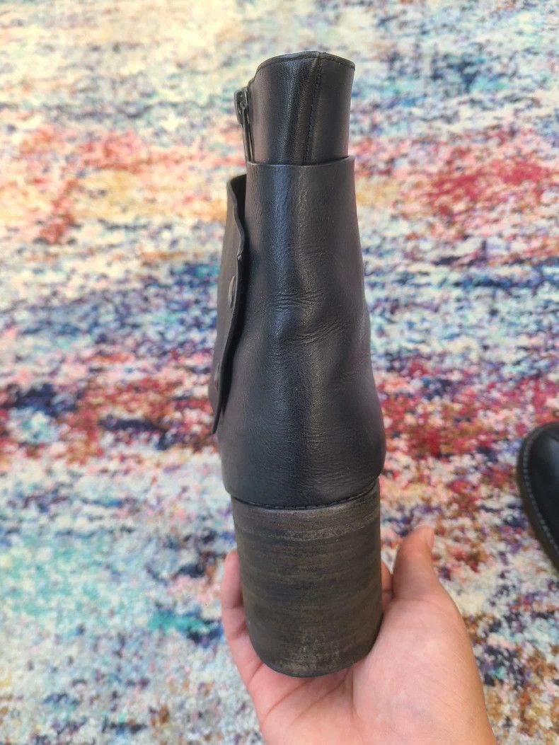Ann Demeulemeester Ann Demeulemeester Women's Leather Boots Size US 6 / IT 36 - 5 Thumbnail