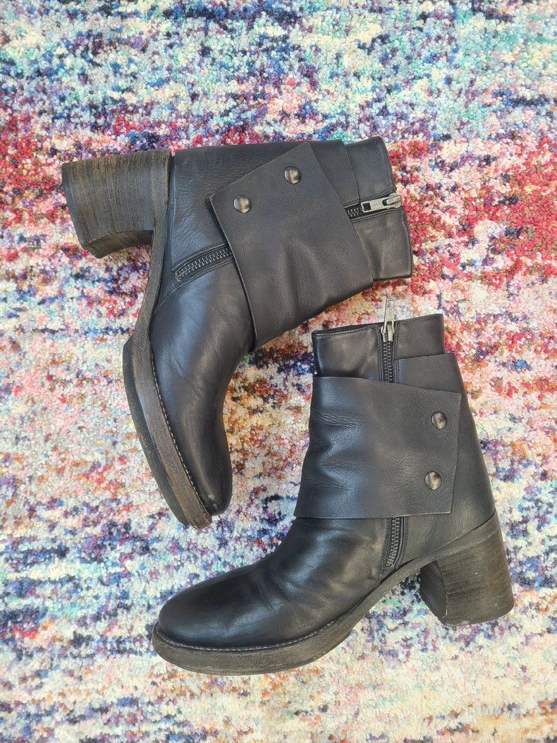 Ann Demeulemeester Ann Demeulemeester Women's Leather Boots Size US 6 / IT 36 - 3 Thumbnail