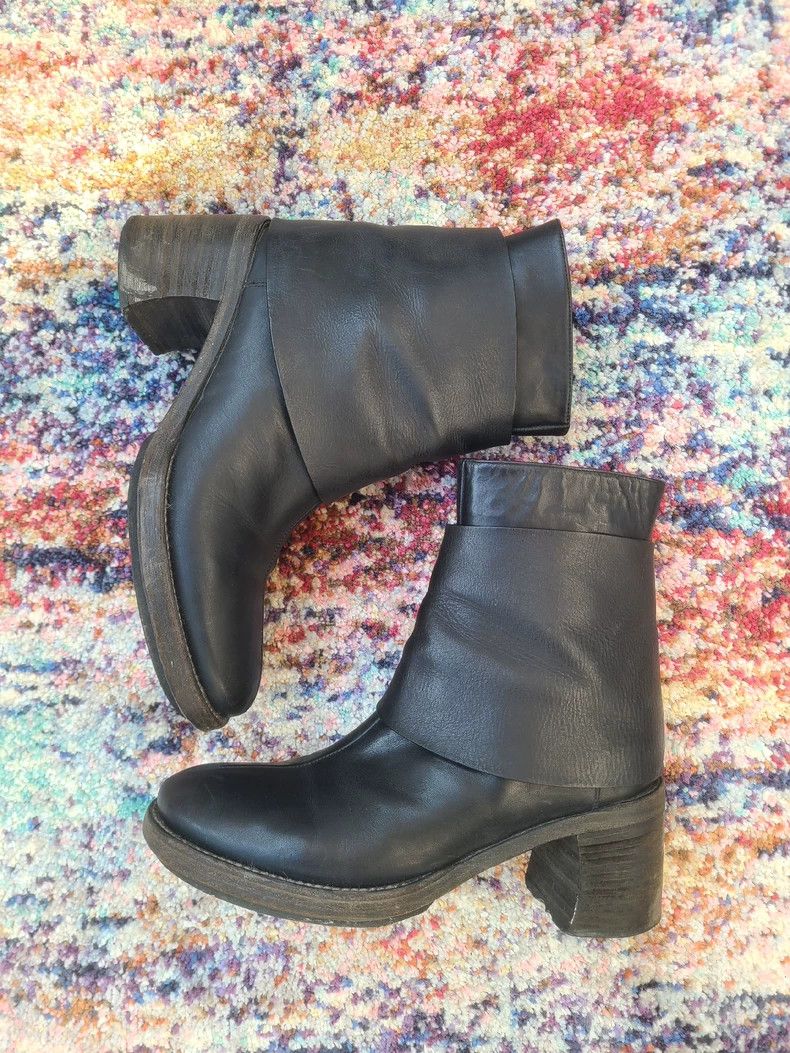 Ann Demeulemeester Ann Demeulemeester Women's Leather Boots Size US 6 / IT 36 - 4 Thumbnail