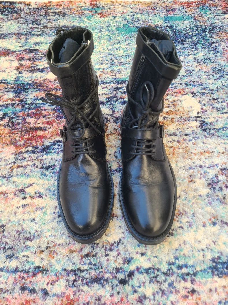 Ann Demeulemeester Ann Demeulemeester Men's Combat Boots Size US 11 / IT 41 - 2 Thumbnail