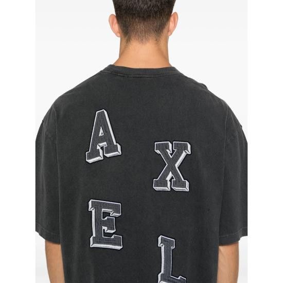 AXEL ARIGATO Men T-Shirts A2846001 TYPO BLACK
