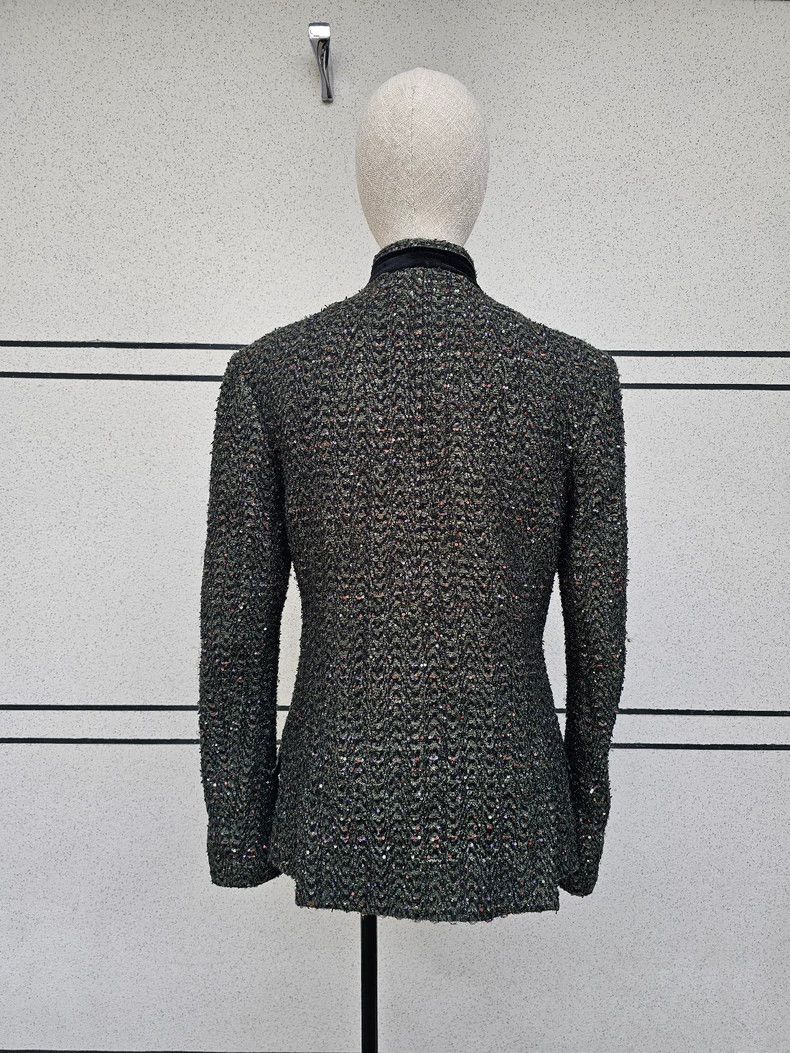 Haider Ackermann Haider Ackermann Women's Tweed Jacket with Sequins Size M / US 6-8 / IT 42-44 - 4 Thumbnail