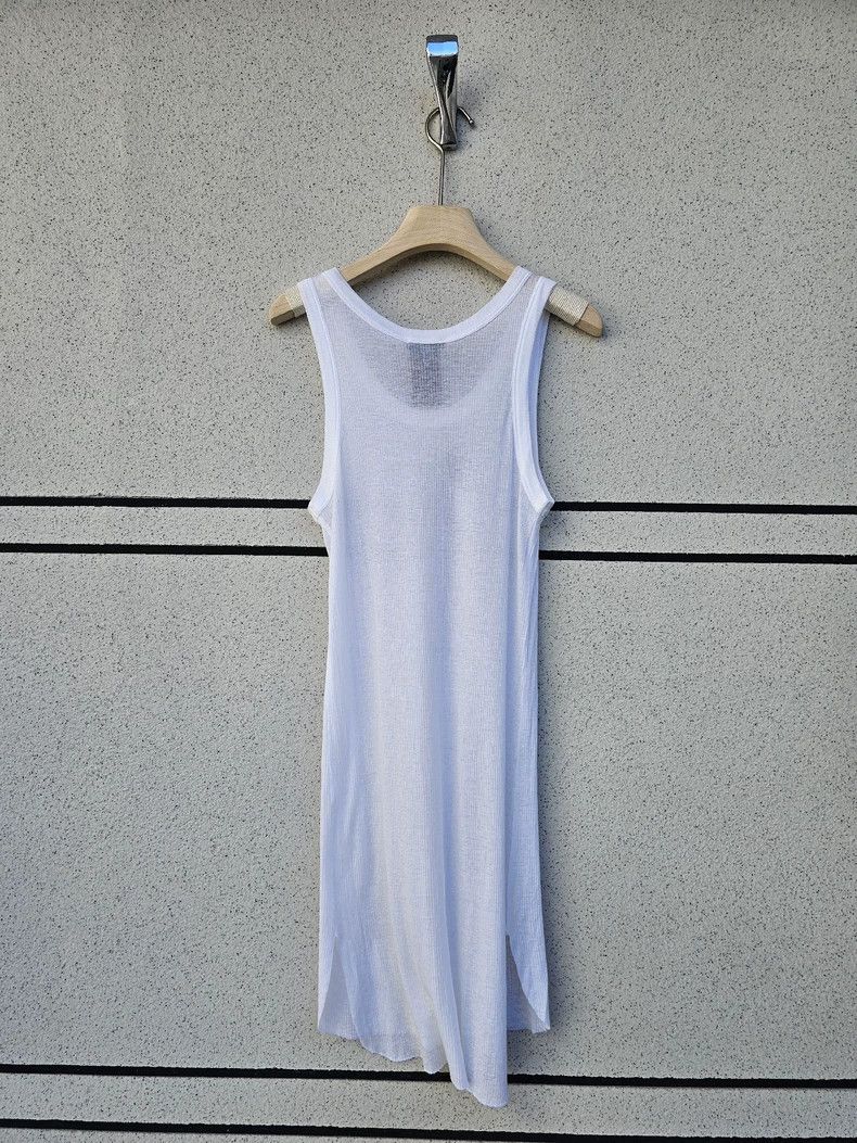 Ann Demeulemeester Ann Demeulemeester White Tank Top Size ONE SIZE - 2 Thumbnail