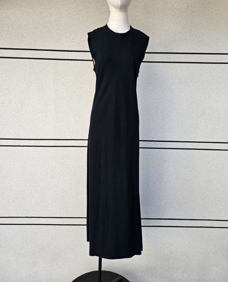 Ann Demeulemeester Ann Demeulemeester Silk Wool Blend Dress Size ONE SIZE - 2 Thumbnail