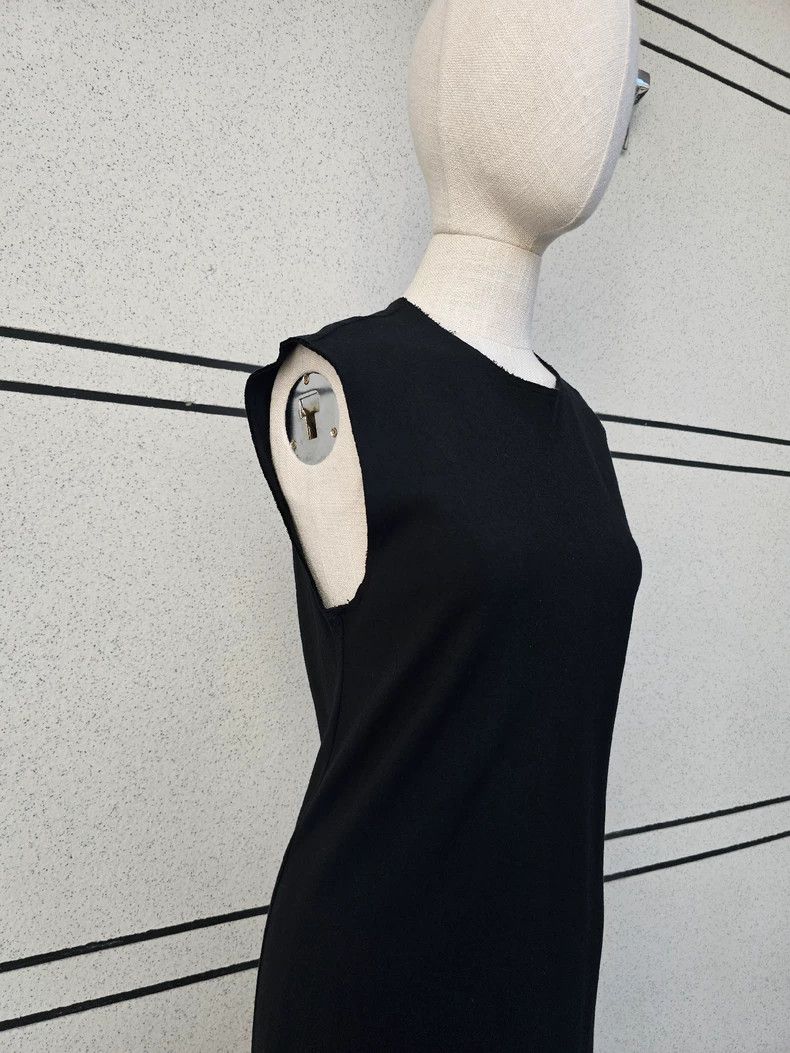 Ann Demeulemeester Ann Demeulemeester Silk Wool Blend Dress Size ONE SIZE - 5 Thumbnail