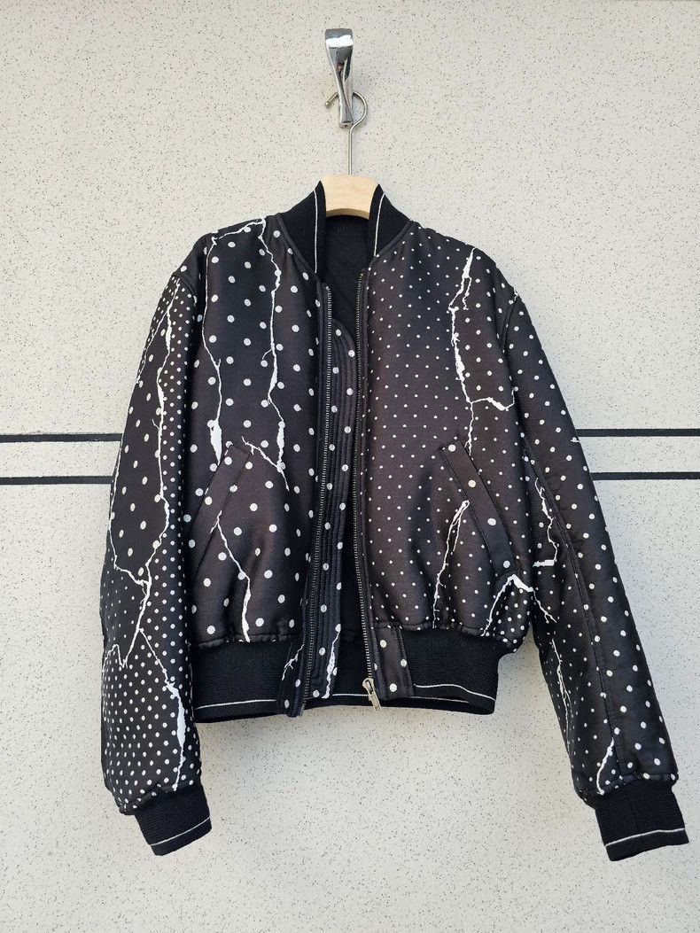Haider Ackermann Haider Ackermann Polka Dot Bomber Jacket Size M / US 6-8 / IT 42-44 - 2 Thumbnail
