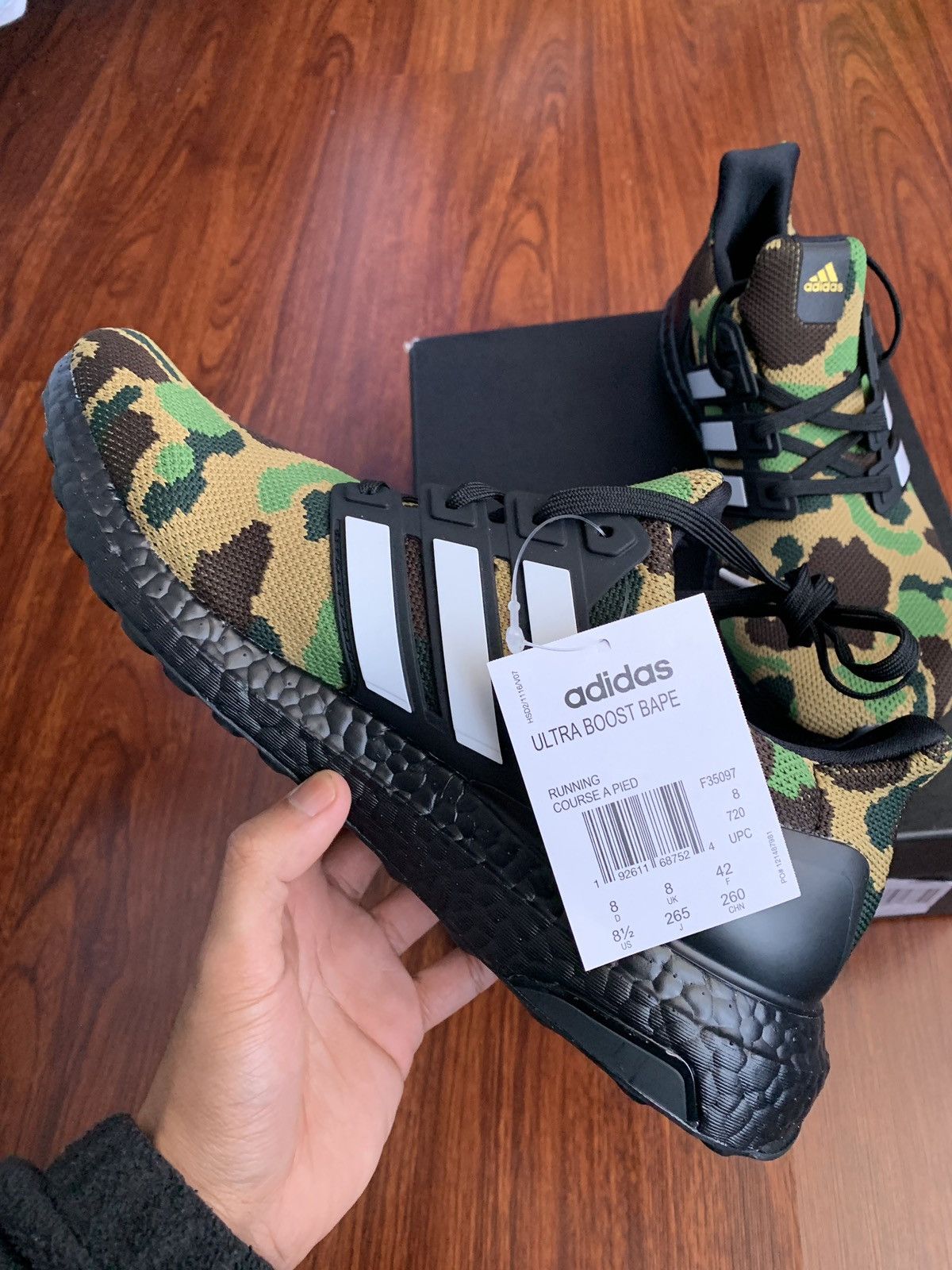 Adidas × Bape Adidas x Bape Ultraboost Size US 8.5 / EU 41-42 - 3 Thumbnail