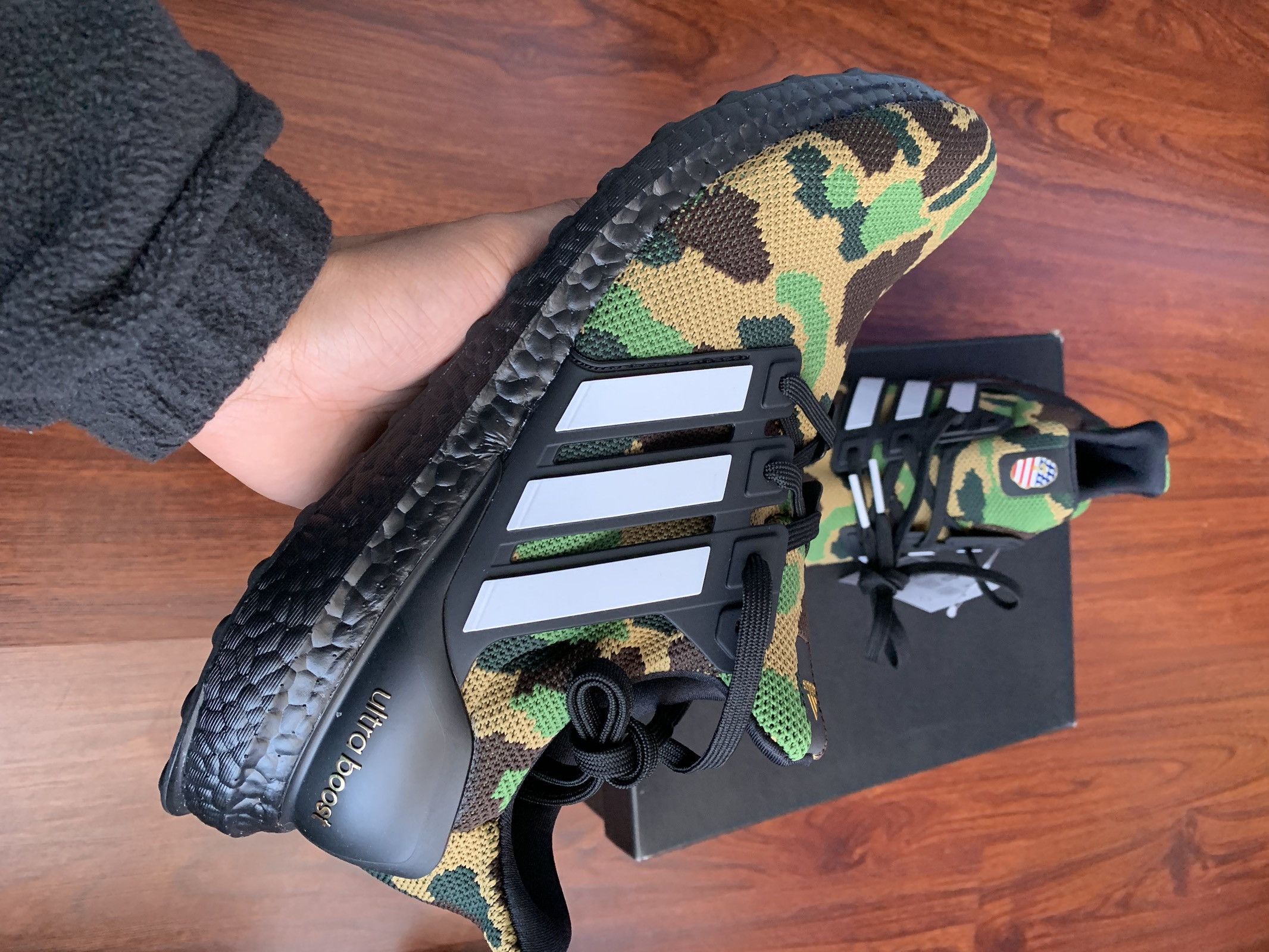 Adidas × Bape Adidas x Bape Ultraboost Size US 8.5 / EU 41-42 - 4 Thumbnail