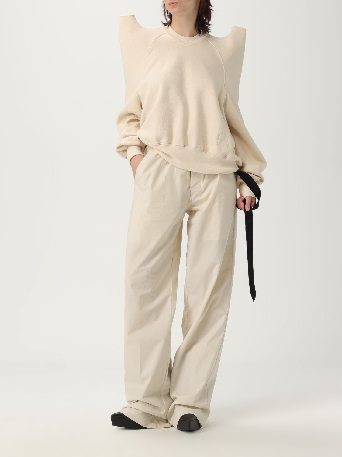 Rick Owens Drkshdw Rick Owens Drkshdw Sweater Woman Beige Size S / US 4 / IT 40 - 2 Thumbnail