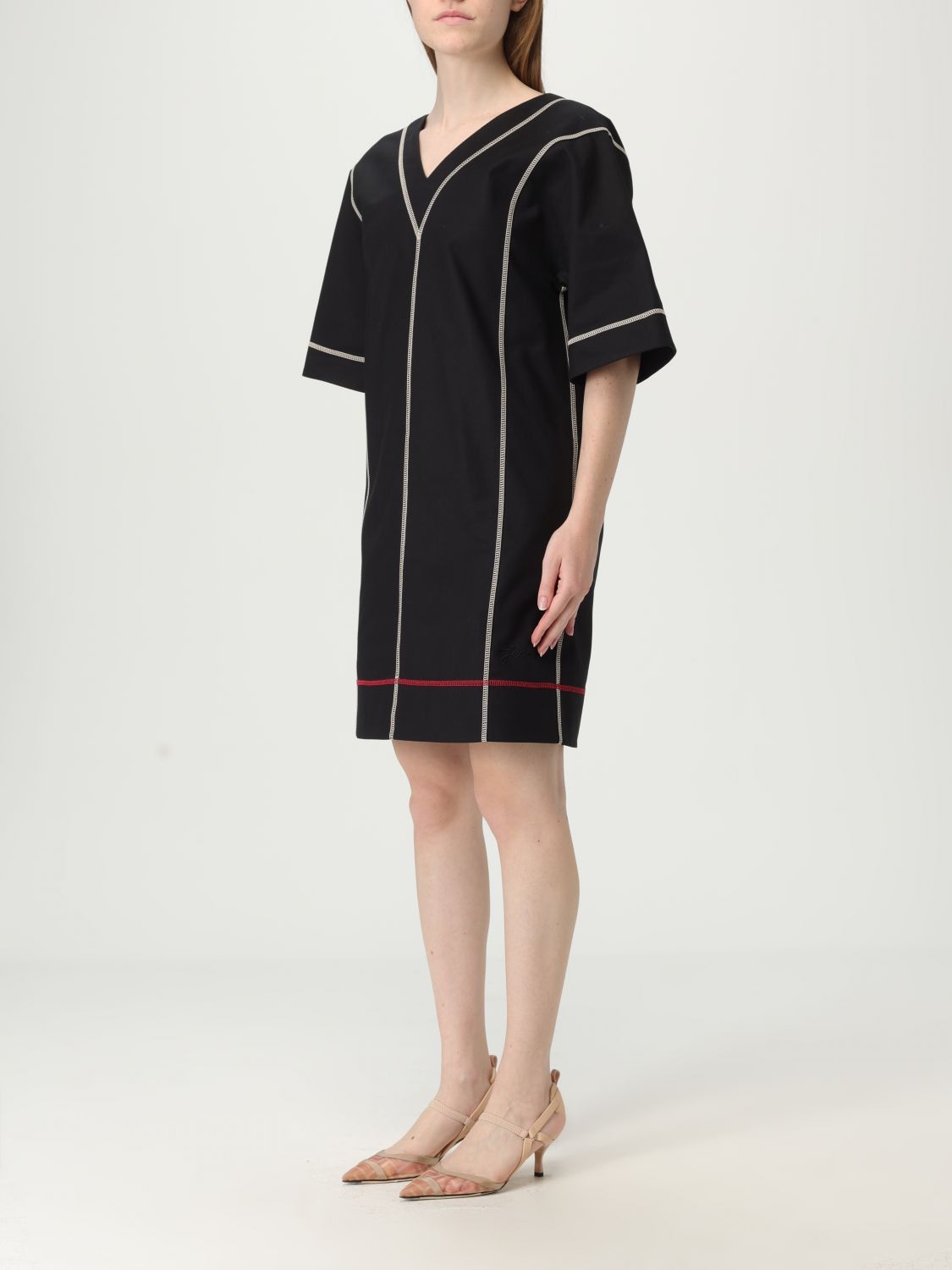 Fendi Fendi Dress Woman Black Size S / US 4 / IT 40 - 4 Thumbnail