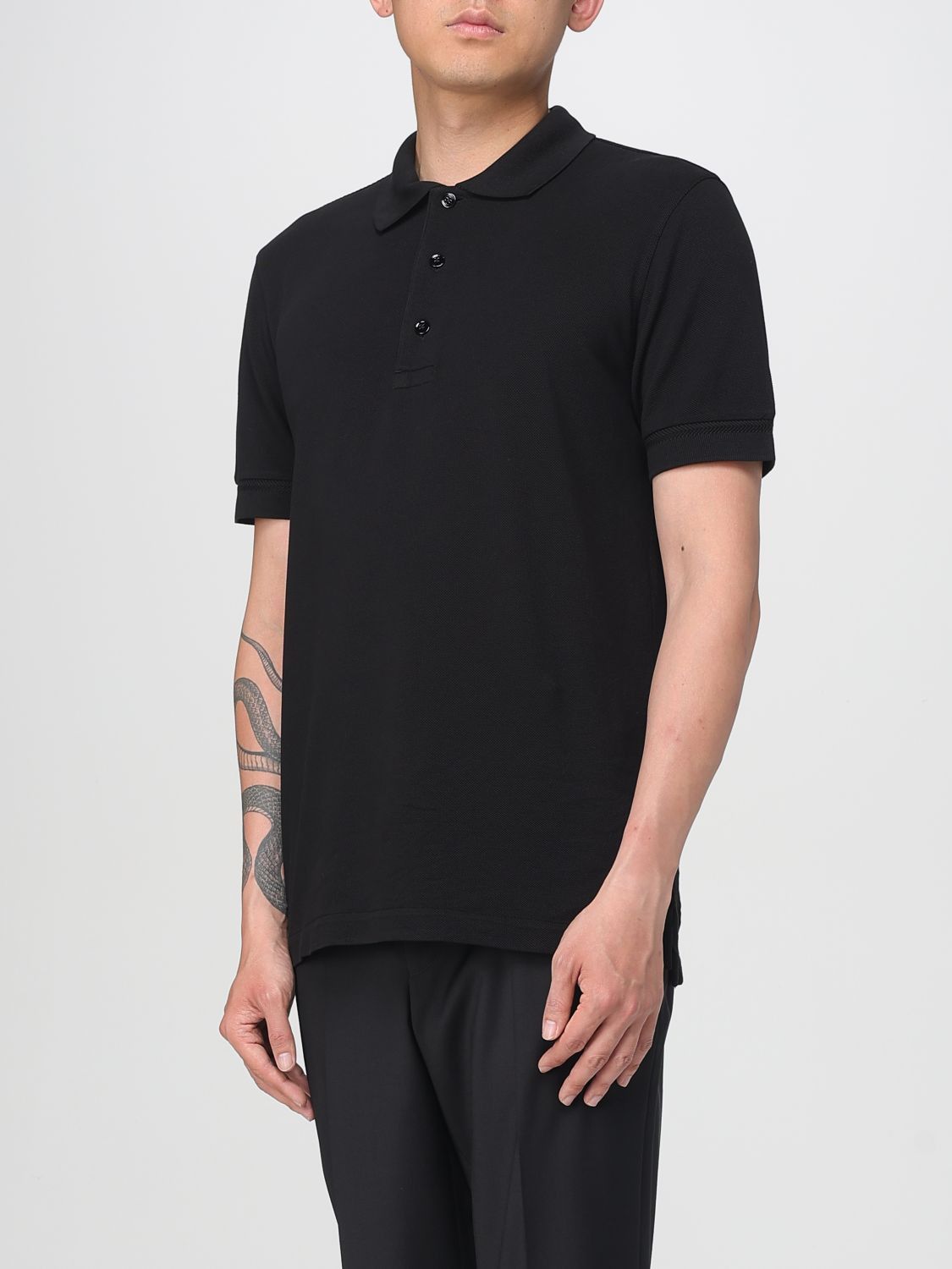 Tom Ford Tom Ford Polo Shirt Men Black Size US L / EU 52-54 / 3 - 4 Thumbnail