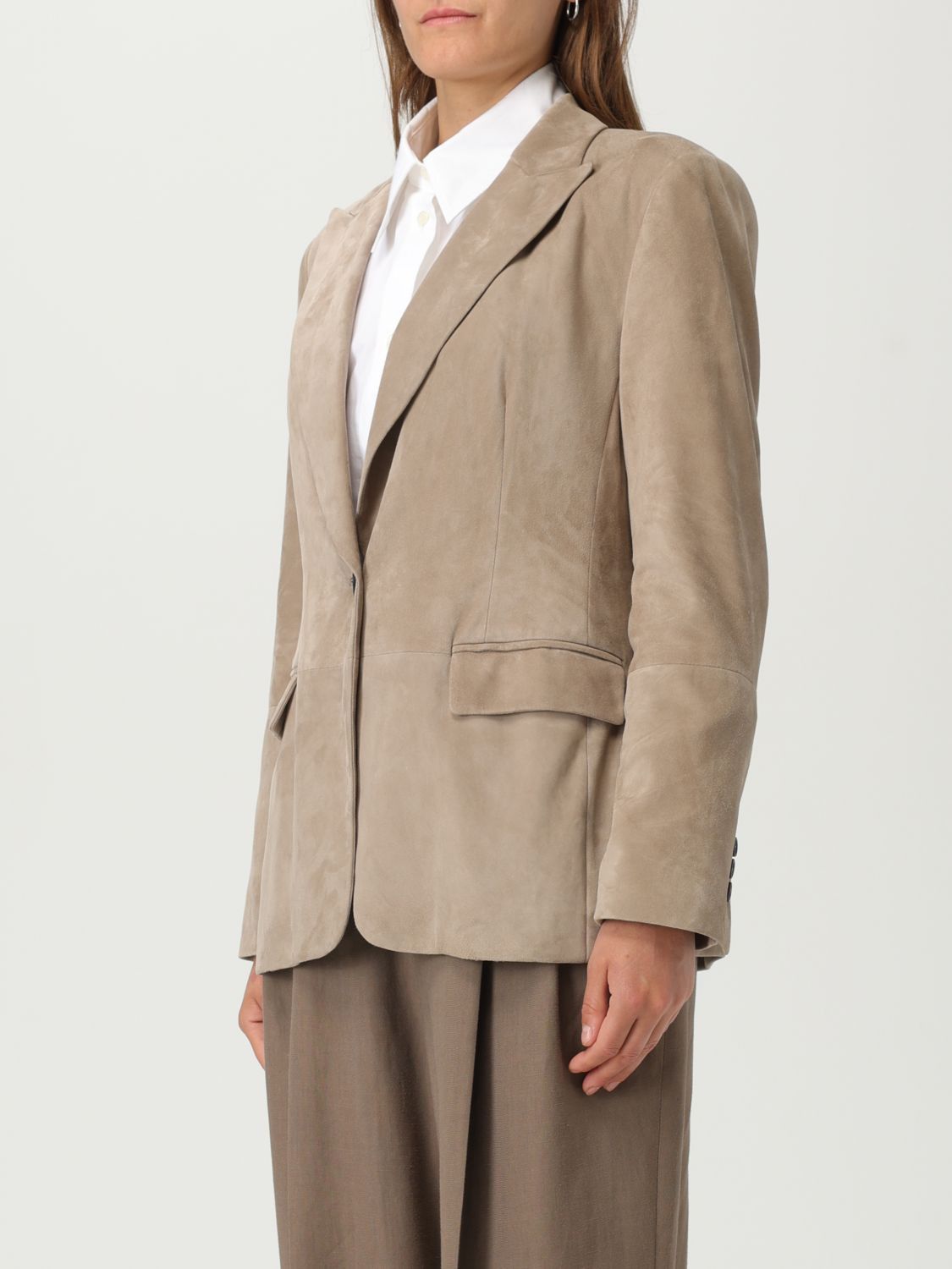 Brunello Cucinelli Brunello Cucinelli Blazer Woman Beige