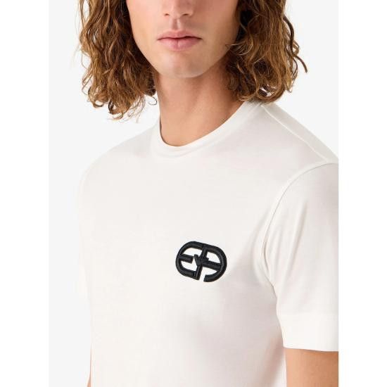Emporio Armani EMPORIO ARMANI Men T-Shirts 1JUVZ 8N1TF5 0101 WHITE Size US L / EU 52-54 / 3 - 5 Thumbnail