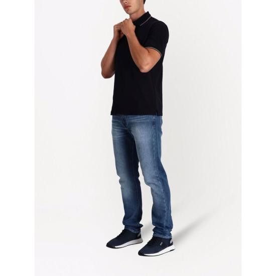 Emporio Armani EMPORIO ARMANI Men Polo Shirts 1JPTZ 8N1FB3 0920 BLUE Size US XXL / EU 58 / 5 - 3 Thumbnail