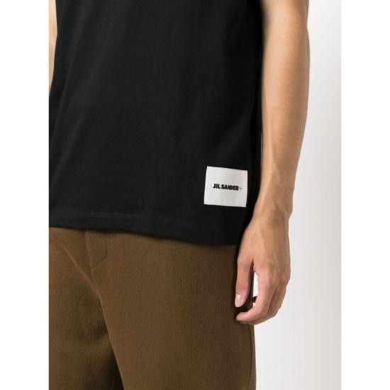 Jil Sander JIL SANDER Men T-Shirts J45048 J47GC0001 001 BLACK Size US XXL / EU 58 / 5 - 2 Thumbnail
