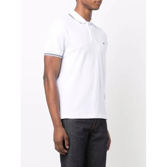 Emporio Armani EMPORIO ARMANI Men Polo Shirts 1JPTZ 8N1FB3 0100 WHITE Size US XXL / EU 58 / 5 - 5 Thumbnail