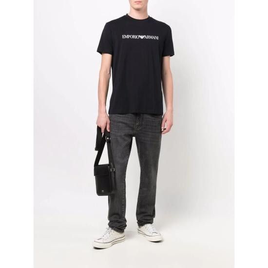 Emporio Armani EMPORIO ARMANI Men T-Shirts 1JPZZ 8N1TN5 0974 BLUE Size US XL / EU 56 / 4 - 6 Thumbnail