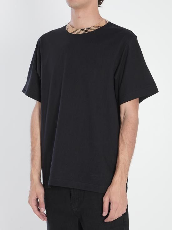 Burberry BURBERRY Men T-Shirts 8110101 BLACK Size US L / EU 52-54 / 3 - 2 Thumbnail