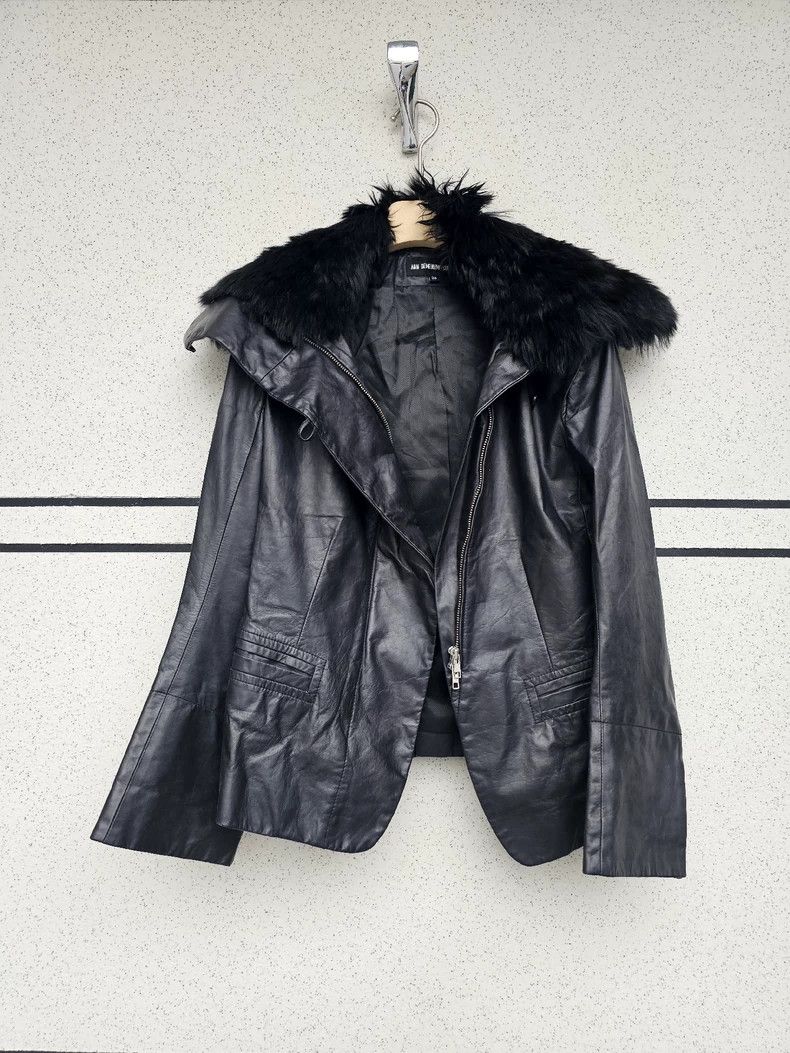Ann Demeulemeester Ann Demeulemeester Women's Leather Jacket Size M / US 6-8 / IT 42-44 - 5 Thumbnail