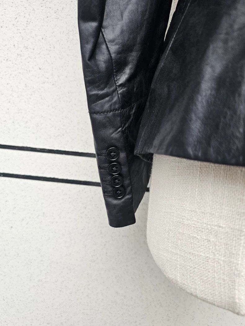 Ann Demeulemeester Ann Demeulemeester Women's Leather Jacket Size M / US 6-8 / IT 42-44 - 6 Thumbnail