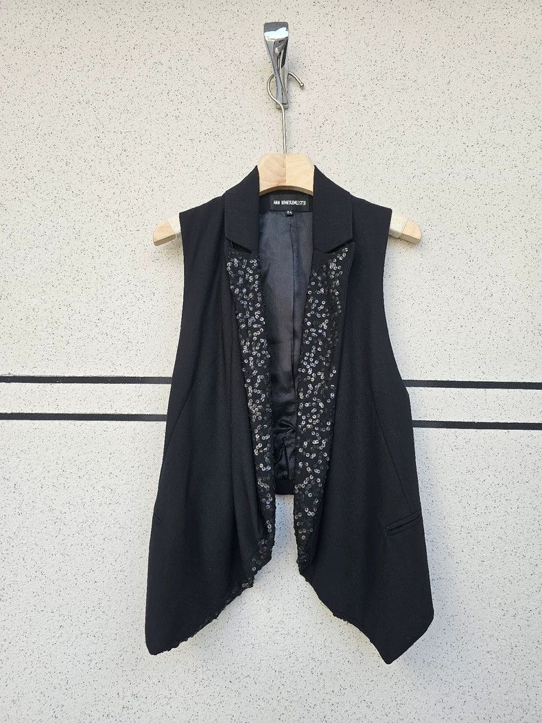 Ann Demeulemeester Ann Demeulemeester Sequin Vest Outerwear Size M / US 6-8 / IT 42-44 - 3 Thumbnail