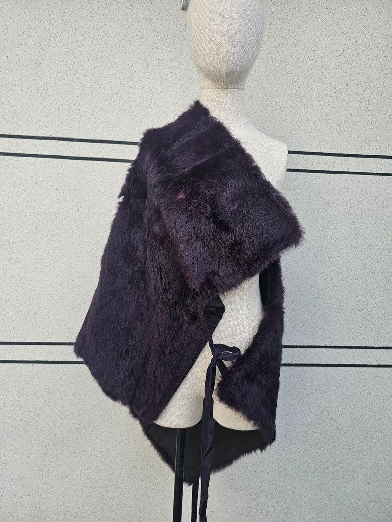 Ann Demeulemeester Ann Demeulemeester Fur Shawl Vest Jacket Size ONE SIZE - 4 Thumbnail
