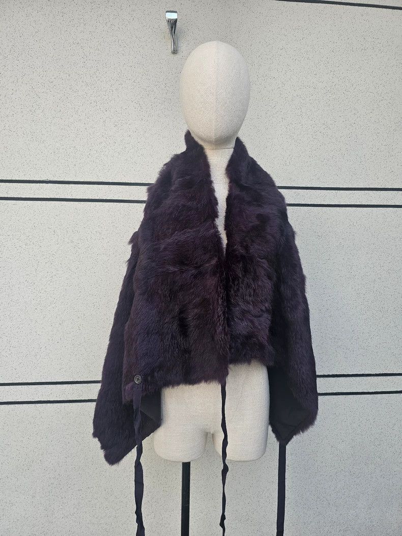 Ann Demeulemeester Ann Demeulemeester Fur Shawl Vest Jacket Size ONE SIZE - 2 Thumbnail